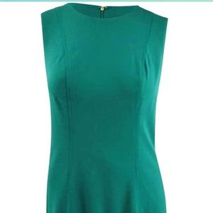 NWT Tommy Hilfiger Womens Green Sleeveless Dress